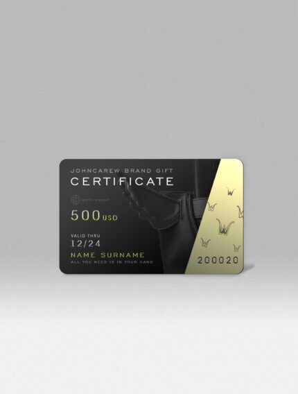Certificate 500$
